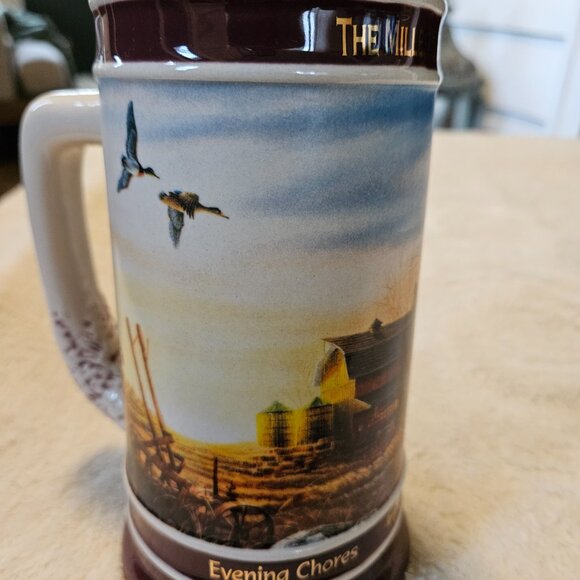 Miller Collector Stein Series - Evening Chores - Terry Redlin - Limited Edition - Picture 2 of 8